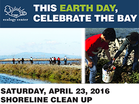 Earth Day Shoreline Clean Up, 4/23/16