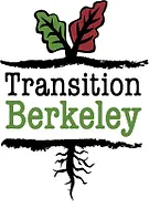 a stylized cross section diagram of a plant and its roots in soil with the text "Transition Berkeley"